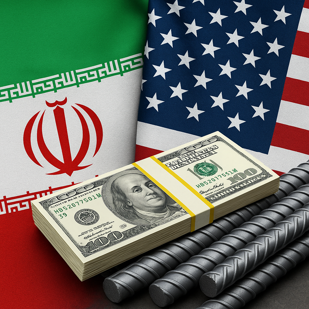تاثیر مذاکرات ایران و آمریکا بر قیمت ارز، میلگرد و فولاد | تحلیل بازار ۱۴۰۴